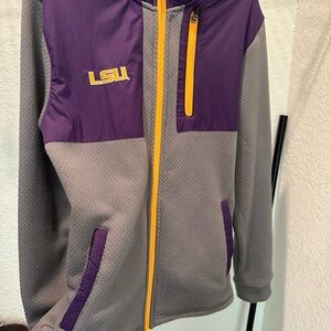 🏈Purple and Gray LSU Jacket by Rivalry Threads.  Size Small